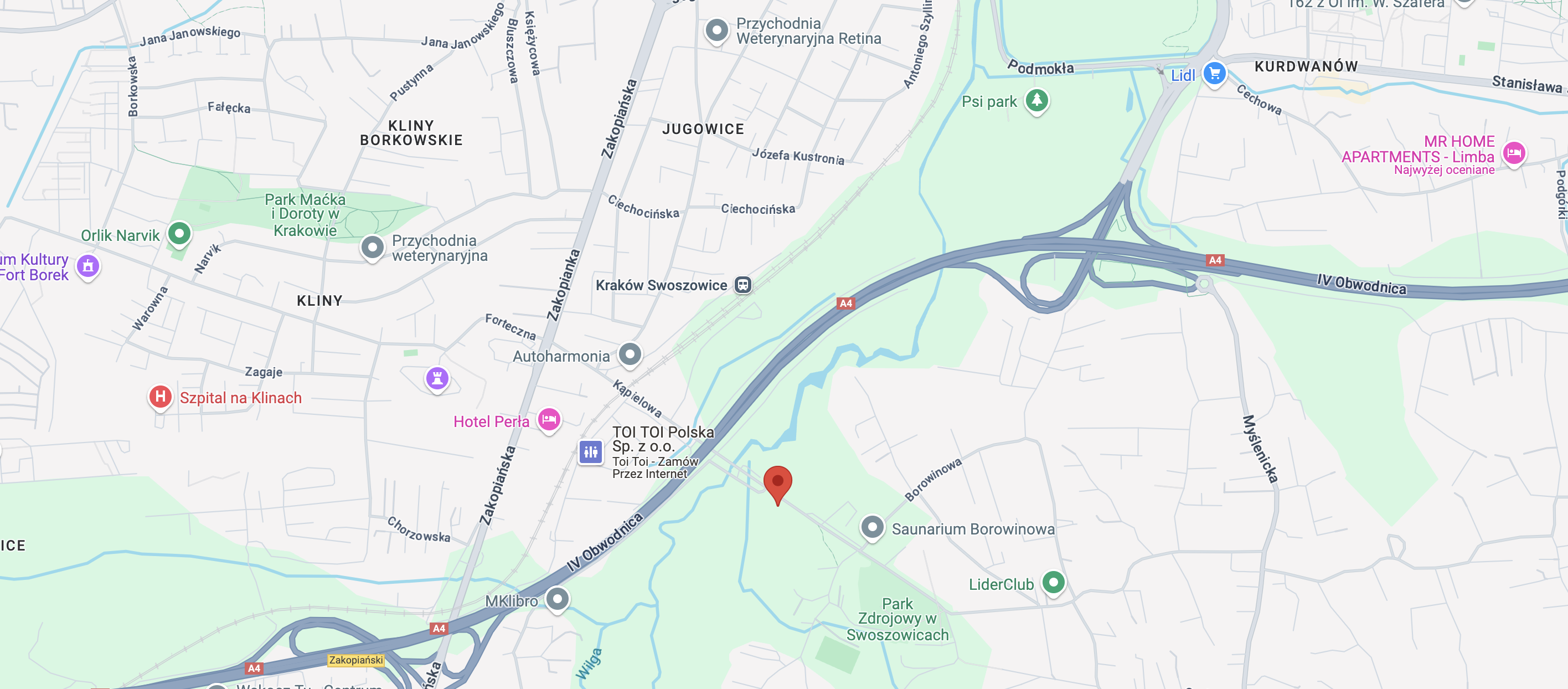 kąpielowa 30, kraków